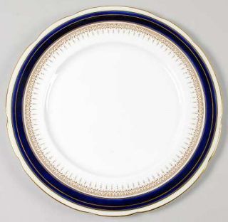 Paragon Athene Cobalt Blue Dinner Plate, Fine China Dinnerware   Cobalt Blue Ban