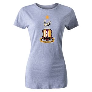 hidden Bradford City Womens Crest T Shirt (Gray)