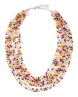 Layered Mixed Beaded Necklace