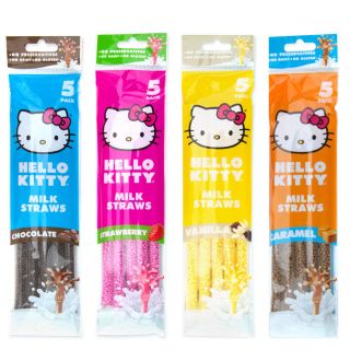 Hello Kitty Milk Straws