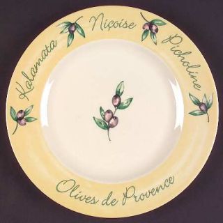 Johnson Brothers Olives De Provence Dinner Plate, Fine China Dinnerware   Yellow