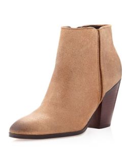 Hayla Suede Ankle Boot, Tan
