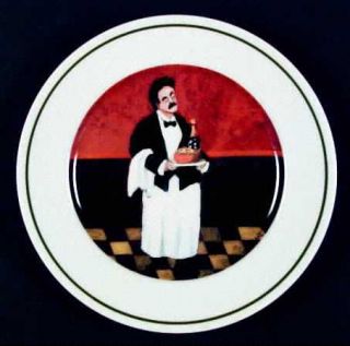 Guy Buffet Sommelier Salad Plate, Fine China Dinnerware   Multimotif, Waiters In
