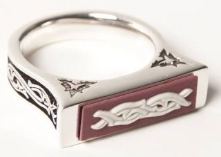 Wedgwood Jasperware Jewelry Sterling Ring (Size 9), Fine China Dinnerware   Jasp