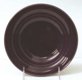 Nancy Calhoun Solid Color Plum Rim Soup Bowl, Fine China Dinnerware   All Plum,