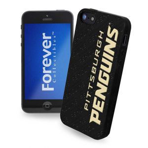 Pittsburgh Penguins Forever Collectibles IPHONE 5 CASE SILICONE LOGO