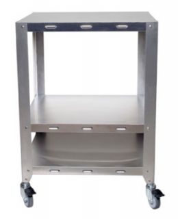 Cadco Mobile Oven Stand For 2 Half Or Quarter Size Convection Ovens