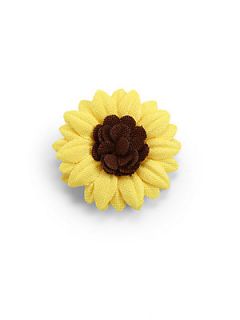 hook + ALBERT Sunflower Lapel Flower Pin   Yellow