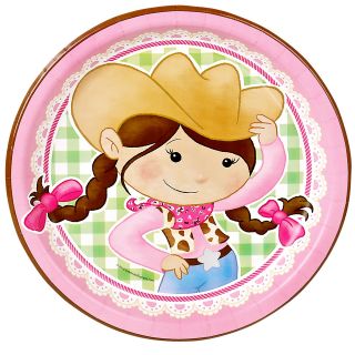 Pink Cowgirl Dinner Plates