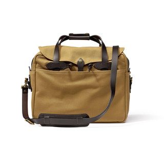 Filson Large Tan Computer Briefcase (Tan Dimensions 12.5 inches high x 16 inches long x 6 inches thickWeight 4 poundsModel 70257TN )