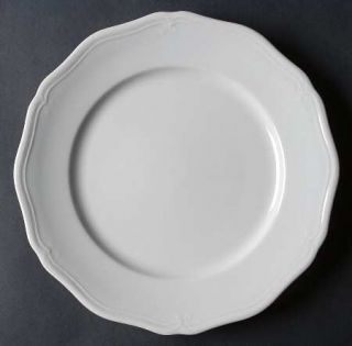 Mikasa Bridal Veil White Dinner Plate, Fine China Dinnerware   White, Embossed R