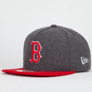 Classic Melt Red Sox Mens Strapback Hat Charcoal In Sizes M/L For Men 2