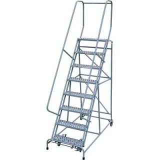 Cotterman Rolling Steel Ladder   450 Lb. Capacity, 8 Step Ladder, 80in.H