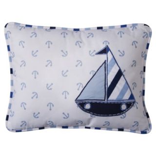 Bacati Little Sailor Decorative Pillow