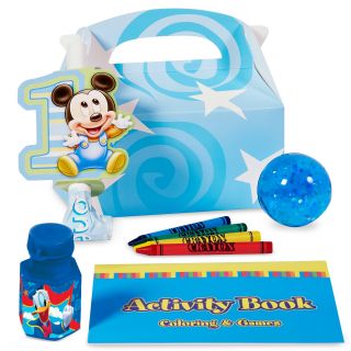 Mickeys 1st Birthday Party Favor Box