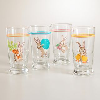 Bunny Juice Glasses, Set of 4   World Market