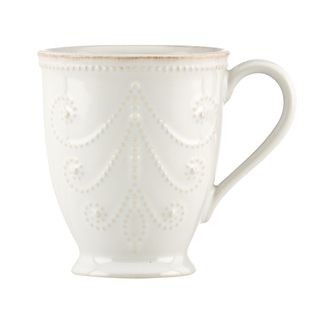 Lenox White French Perle Mug