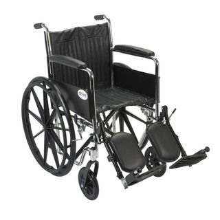 Drive Medical Cs18fa elr Chrome Sport 18 inch Dual Axle Wheelchair