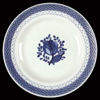 Royal Copenhagen Tranquebar Blue Luncheon Plate, Fine China Dinnerware   Blue Ro