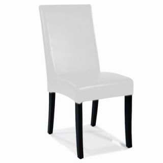 Moes Home Collection Shantou Leather Side Chair (Set of 2) TW 1031 Color White
