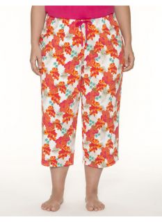 Lane Bryant Plus Size Floral cropped sleep pant     Womens Size 26/28, Floral
