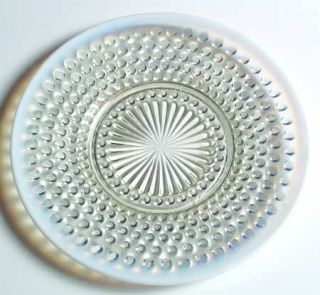 Anchor Hocking Moonstone Clear Opalescent Luncheon Plate   Clear Opalescent, Hob