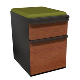 Marvel Office Furniture Zapf Mobile Pedestal File Cabinet with Seat ZSMPBF19CL