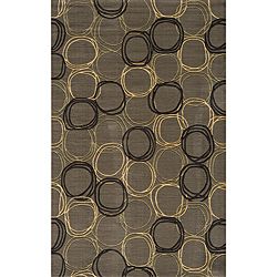 Soho Circles Wool Rug (5 X 8)