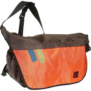 Drift Messenger Bag   Small   Brown/Orange