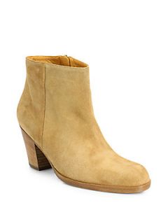 10022 SHOE  Dayna Suede Ankle Boots   Camel
