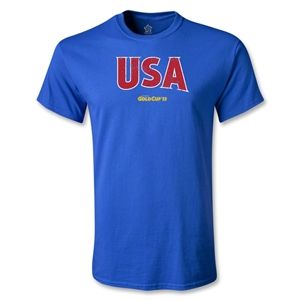 Euro 2012   USA CONCACAF Gold Cup 2013 T Shirt (Royal)