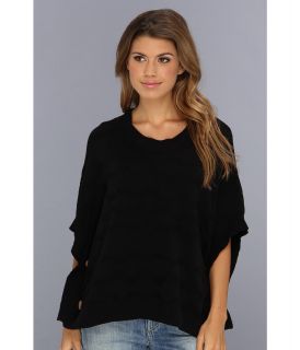 LAmade Pullover Poncho Womens Short Sleeve Pullover (Black)