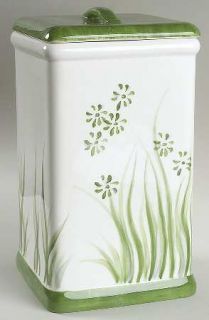 Paula Deen Low Country Large Canister, Fine China Dinnerware   Grass & Plants, G