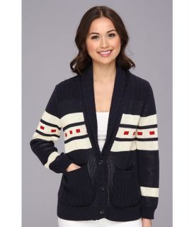 The Portland Collection by Pendleton Lava Lake Cardigan Womens Sweater (Navy)
