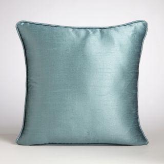 Aegean Dupioni Throw Pillow with Piping   World Market
