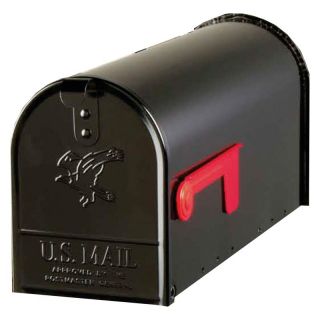 Gibraltar Black Aluminum Premium Mailbox   2041 7275