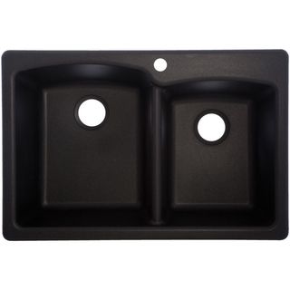 Onyx Eoox33229 1 hole Double basin Composite Granite Kitchen Sink
