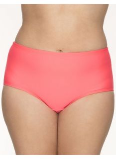 Lane Bryant Plus Size COCOS SWIM hipster     Womens Size 16, Radiant Coral