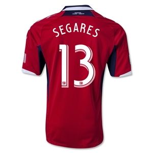 adidas Chicago Fire 2013 SEGARES Authentic Primary Soccer Jersey