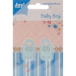 Joy Crafts Cut and Emboss Die  Baby Boy  Shoes, .75 X1.25