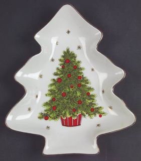 George Good Christmas Tree (Smooth) Small Tree Shaped Dish, Fine China Dinnerwar
