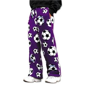 Gemsports Soccer Ball Lounge Pants (Purple)