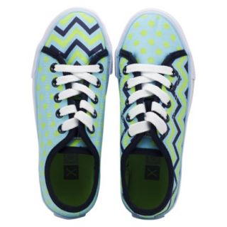 Girls Xolo Shoes Groovy Lace Up   Zig Zag Multicolor13