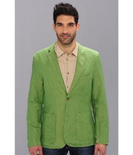Report Collection Linen Jacket Mens Jacket (Green)