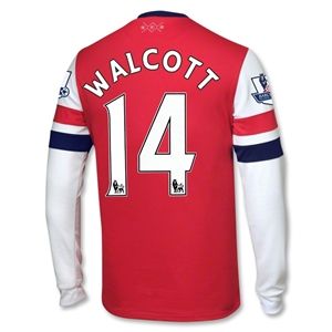 Nike Arsenal 12/14 WALCOTT LS Home Soccer Jersey
