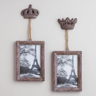 Gray Sophie Crown Frames, Set of 2   World Market