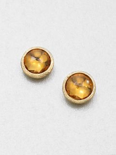 Marco Bicego 18K Yellow Gold Citrine Stud Earrings   Gold Citrine