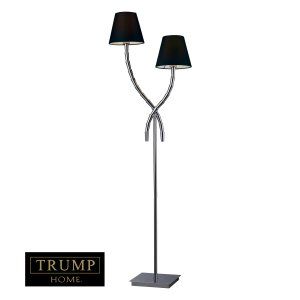 Dimond Lighting DMD D1474 Park Avenue Trump Home 2 Light Floor Lamp with Black F