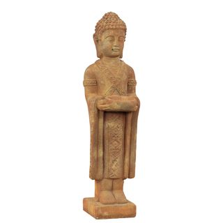 Urban Trends Collection Stone Standing Buddha Accent Piece
