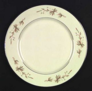 Flintridge Cloverly (Rim) Dinner Plate, Fine China Dinnerware   White Flowers,Bl
